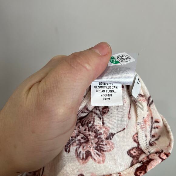 Old Navy Floral Smocked Midi Dress XXL NWT Sleeveless Spring Boho Cottagecore - Picture 6 of 10